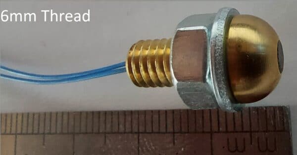 https://hvacproducts.co.uk - Brass Button Temperature Sensor