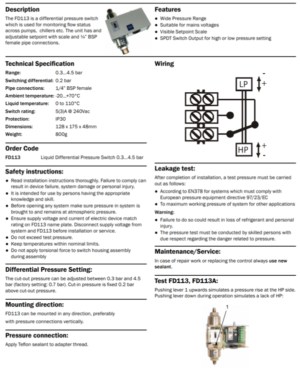 https://hvacproducts.co.uk - FD113_Manual