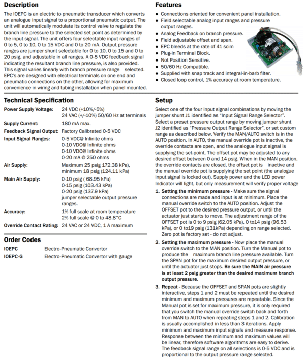 https://hvacproducts.co.uk - IOEPC-Manual