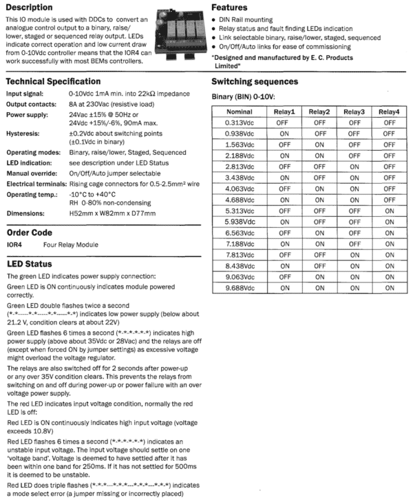 https://hvacproducts.co.uk - IOR4-Binary-Switching