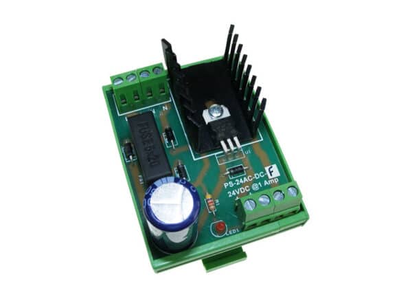 https://hvacproducts.co.uk - ps-24ac-dc-e-24Vac to 24Vdc @ 1A power supply (common 0V)