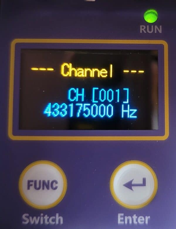 LoRa Select a Channel