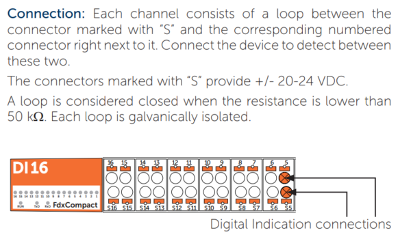 DI16 Connections