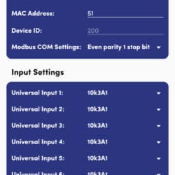 Modbus scaled
