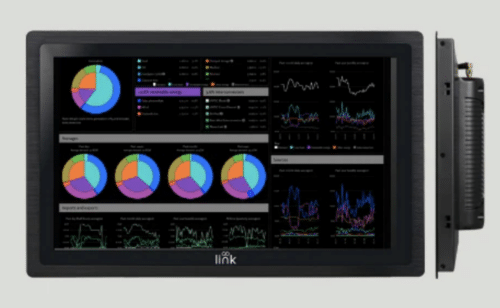 LNK-T10-IP-WEB PANEL MOUNT Industrial BMS / BAS Touch Screen Display ...