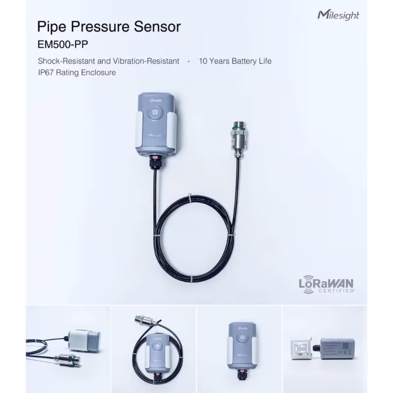 EM500-PP-868M-G1/2M-4842 – Pipe Pressure Sensor - HVAC Products EM500 PP 868M G12M 4842 1